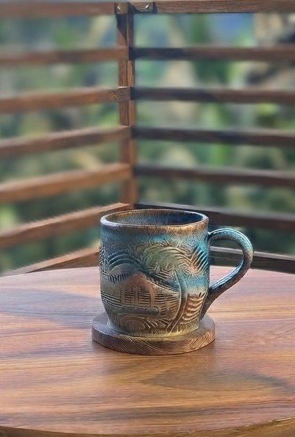 Rainforest Hut Mug